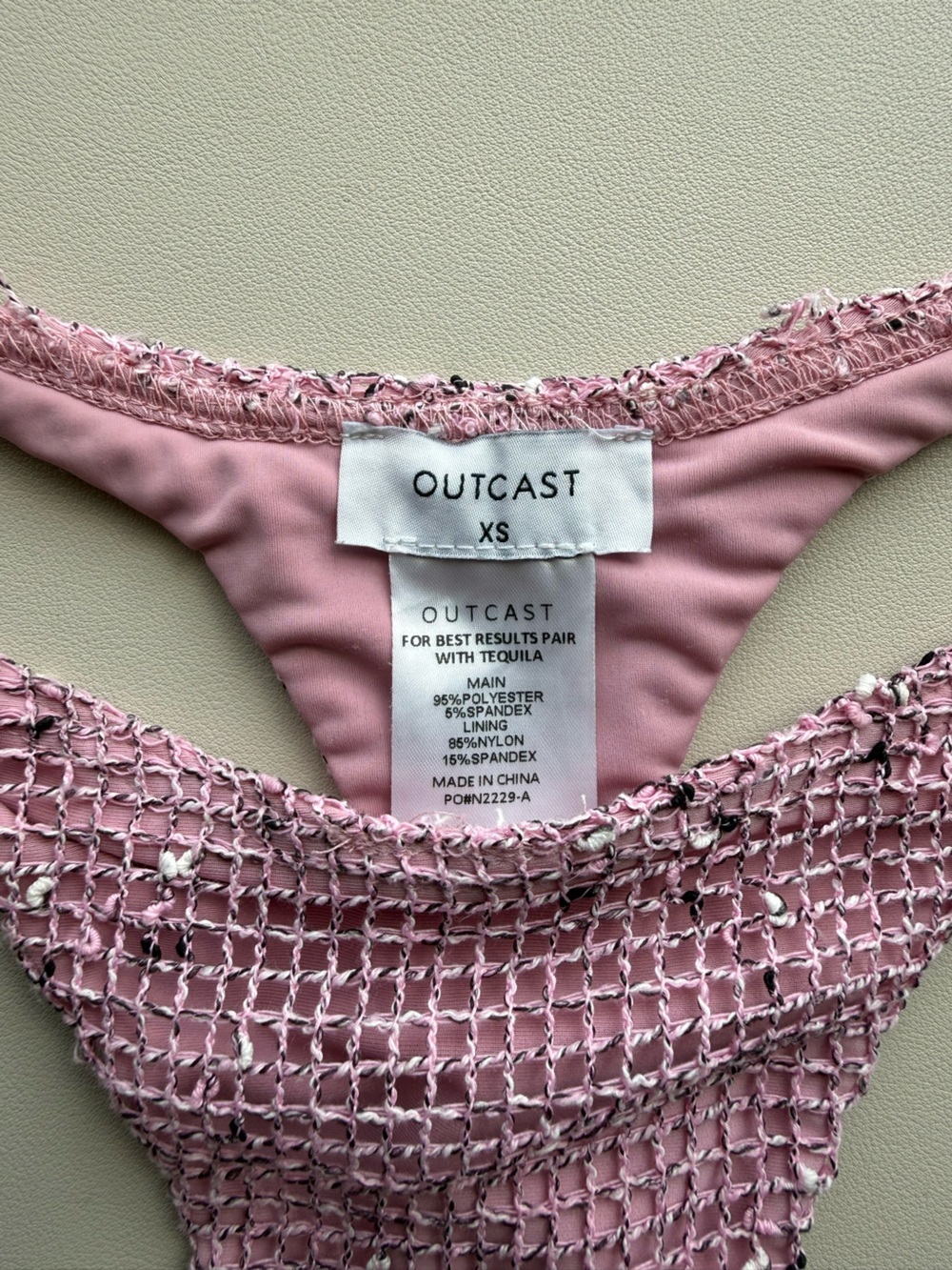 Outcast - Pink ‘Seltzer’ Bikini Set - Crochet - Picture 5 of 10